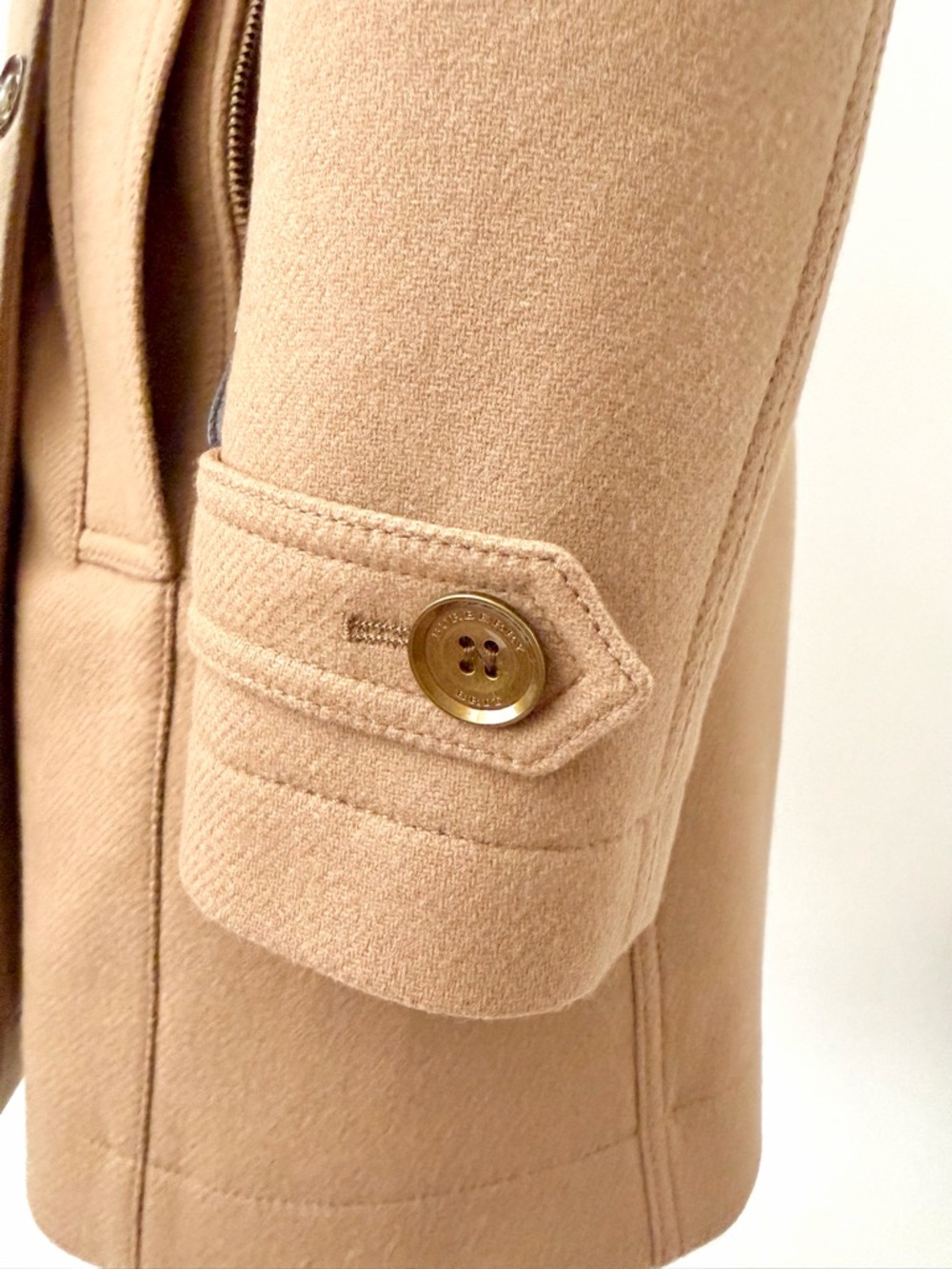 BURBERRY | Camel Wool Daylesmoore Heritage Military Trench Coat Belted US 6 - Picture 9 of 15